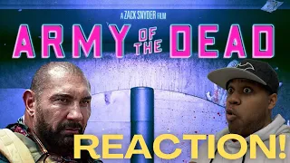 ARMY OF THE DEAD TEASER TRAILER REACTION! | Zack Snyder | Dave Batista | Zombies | Netflix