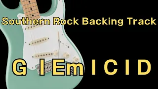 Southern Rock Backing Track G Major   G Em C D   80 BPM