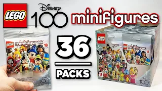 LEGO Disney 100 Minifigures 36 Packs - Sealed Box Opening