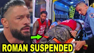 Roman Reigns Suspended by WWE After Injuring Jimmy Uso on SmackDown - WWE News July 2023