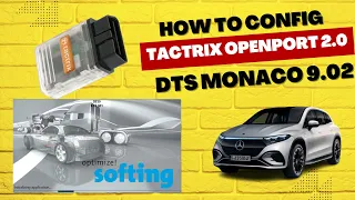 How to configure J2534 Tactrix Openport 2.0 with DTS Monaco 9.02