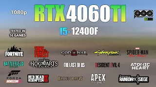 RTX 4060 Ti : Test in 16 Games At 1080p - RTX 4060Ti Gaming