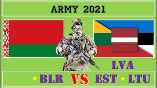 Беларусь VS Балтийские страны (Эстония Литва Латвия ) Армия 2021 🇪🇪 Сравнение военной мощи