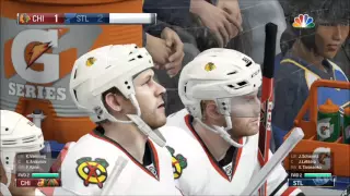 NHL 16 - Chicago Blackhawks vs St. Louis Blues Gameplay (XboxONE HD) [1080p60FPS]