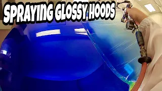 The Secrets Behind Spraying Glossy Paint on a Hood!