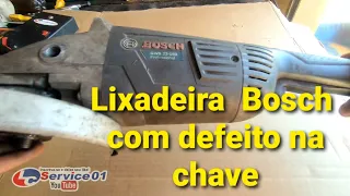 #Bosch #LixadeiraBoschGws22180  Lixadeira Bosch com defeito na chave