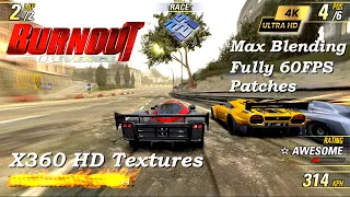 Burnout Revenge ~ X360 HD Textures Fully 60FPS  Patches  |  pcsx2-v1.7.5724 QT | 2024 performance