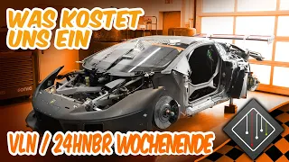 Was kostet uns ein Lamborghini Huracan GT3 Einsatz ? // VLN / 24h Nürburgring