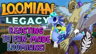 REACTING TO FAN-MADE FOSSIL LOOMIANS! - Loomian Legacy