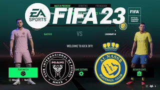 FIFA23-Inter Miami vs Al Nassr Gameplay