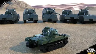 5 Маусов против М48  | Мультики про танки | War TankZ