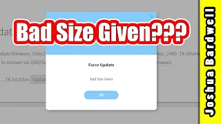 ExpressLRS 3.0 "Bad Size Given" "Not Enough Space" (THIS WILL BRICK YOUR RX ONLY DO THIS TO TX)