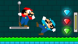 Mario HOT & Mario ICE Challenge in Watergirl and Fireboy (Part 50)