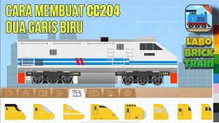 Cara Membuat CC203 Dua Garis Biru - Labo Brick Train