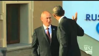 Putin Greets Obama at G-20 Summit