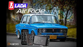 LADA 2106 SUSPENSIÓN NEUMÁTICA AIR RIDE BLACK | ＣＡＳＴＯＲ