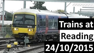 Trains at Reading 24/10/2015