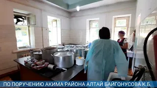 Комиссионная проверка пищеблока, и проверка лекарственных средств на наличие.