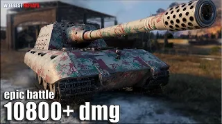 Агрессивная игра 11к урона ✳️ Jagdpanzer E 100 World of Tanks