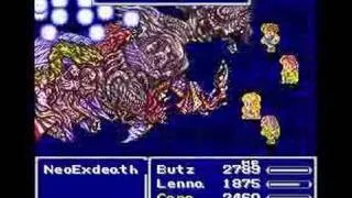 Final Fantasy V Final Boss Battle Exdeath - SNES