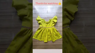 umbrella sleeves baby frock design #shortsfeed #trending #shazuboutique #youtubeshorts #viralvideo