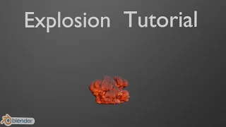 How to make an explosion in Blender