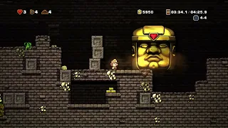 Spelunky HD Temple Shortcut Low% Hell Speedrun in 6:58.147