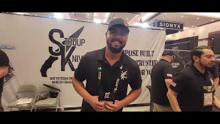 Shotshow 2024,Mike at Stroup knives shows us the new blades coming soon !