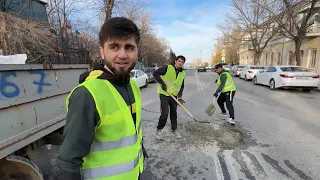 ЗАКРЫЛИ ВСЕ ЯМЫ В ГОРОДЕ СВОИМИ РУКАМИ!