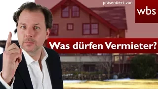 10 Dinge, die euer Vermieter nicht darf, aber trotzdem macht! | Rechtsanwalt Christian Solmecke