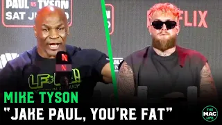 Mike Tyson on Jake Paul: "I started Jake off, and I’m going to finish him" | Press Conference