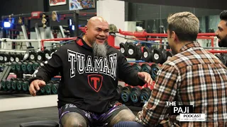 David Tua says "Yes please" to the winner of Jake Paul vs Mike Tyson on The Paji Podcast Episode # 1