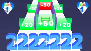 Number Master: Run and merge vs number run 3d 2048 / 2048 Gameplay New update level part #6