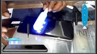 How To Use Nano Optics Curved Glass,Nano UV Lamp Light Liquid full Glue Glass For Samsung s9+