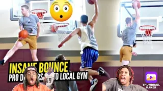 IS THIS THE CRAZIEST DUNK VID EVER?!! Ki & Jdot Reacts to Dunkers Walk Into LA Fitness and Take OVER