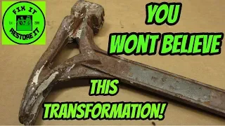 Old rusty hammers restoration transformation framing hammer!