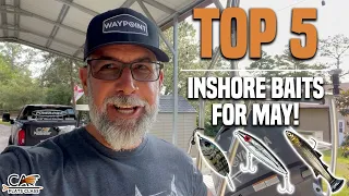 Top 5 Inshore Baits For May! | Flats Class YouTube