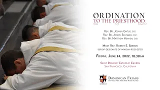 Ordination Mass | Bishop Robert Barron | Solemnity: Most Sacred Heart of Jesus | 06/24/22 @ 10:30AM