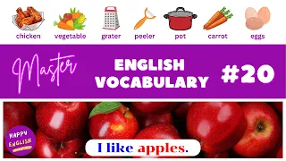 MasterChef Vocabulary (P1) | Best Way to Speak English Fluently | English for Beginners