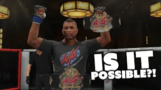 can you be Champ Champ in the WFA?? UFC 4 career mode - is it possible?