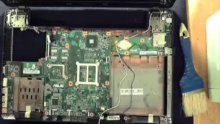 Asus K52J сборка/разборка (disassembly assembly)