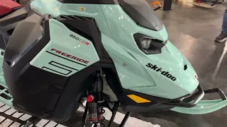 2024 @skidoo Freeride 850 Turbo R in a 146 track. SWEET!