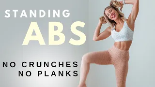 STANDING ABS Workout - NO crunches, NO planks!