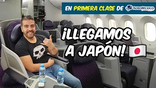 LLEGAMOS A JAPÓN 🇯🇵 | 12 HORAS DE VUELO 😱 | ASÍ ES CLASE PREMIER DE AEROMÉXICO ✈ | CESARE 182