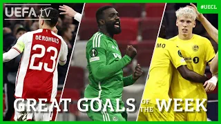 #UECL Great Goals Play-Off 1st leg | Gulbrandsen, Grønbæk, Biereth