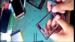 How to replace the touch screen asha 503 (HD 720P)