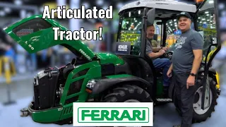 The FERRARI of Tractors! REALLY! Ferrari Articulated Compact Tractor!