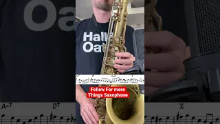 Charlie Parker inspired lick