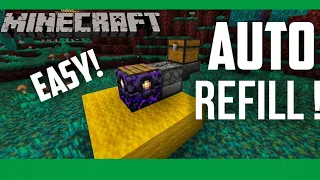 Minecraft Auto Refill Respawn Anchor easy