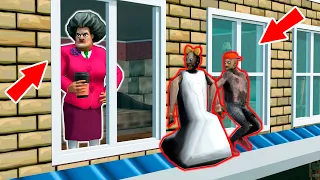 4 Ways to Rob Scary Teacher's House - funny horror school animation (p.69)